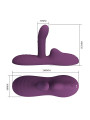PRETTY LOVE - LUKA SIT-DOWN VIBRADOR CON EFECTO CALOR Y CONTROL REMOTO