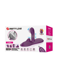 PRETTY LOVE - LUKA SIT-DOWN VIBRADOR CON EFECTO CALOR Y CONTROL REMOTO
