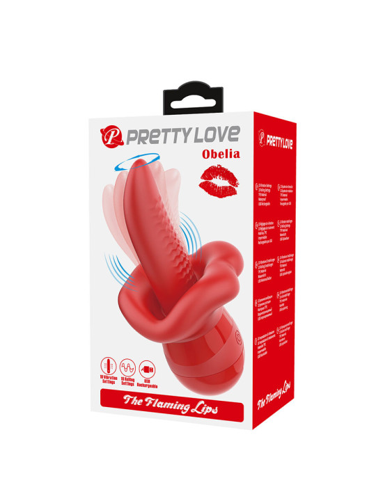 PRETTY LOVE - OBELIA LENGUA MASTURBADORA CON MOVIMIENTO ORBITAL