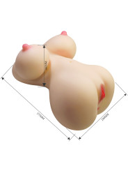 CRAZY BULL - FIONA TORSO FEMENINO REALISTA VAGINA Y ANAL 7.1 KG