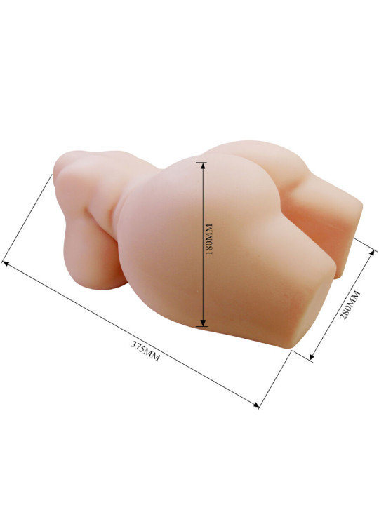 Crazy Bull Grace: torso realista con vagina y ano de 7,5 kg