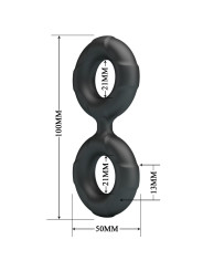 CRAZY BULL - RADWAN ANILLO DOBLE SILICONA MODELO 19