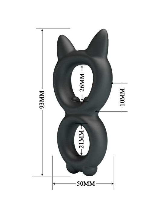 CRAZY BULL - TORAN ANILLO DOBLE SILICONA MODELO 20
