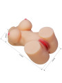 CRAZY BULL - HETTY TORSO FEMENINO REALISTA VAGINA Y ANAL 1.9 KG