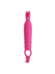 PRETTY LOVE - DELIA VIBRADOR RABBIT CON ANILLO DE SUJECIÓN