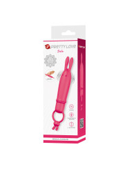 PRETTY LOVE - DELIA VIBRADOR RABBIT CON ANILLO DE SUJECIÓN