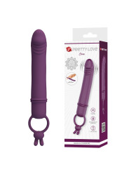 PRETTY LOVE - CORA VIBRADOR FORMA PENE CON ANILLO DE SUJECIÓN