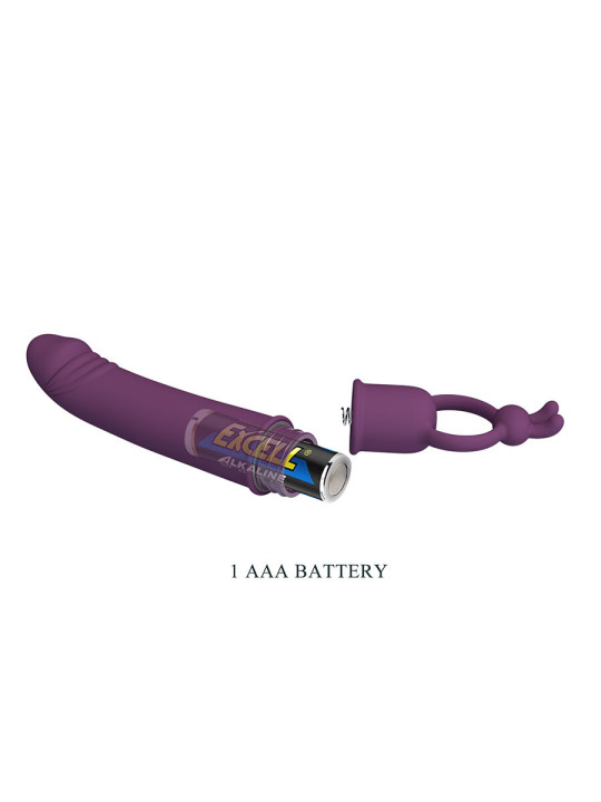 PRETTY LOVE - CORA VIBRADOR FORMA PENE CON ANILLO DE SUJECIÓN