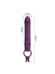 PRETTY LOVE - CORA VIBRADOR FORMA PENE CON ANILLO DE SUJECIÓN