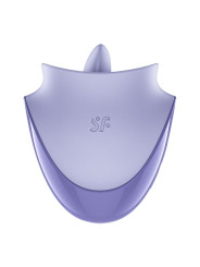 SATISFYER - TONGUE DANCER ESTIMULADOR CLITORIANO CON VIBRACIÓN Y PULSACIONES LILA