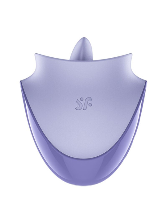 SATISFYER - TONGUE DANCER ESTIMULADOR CLITORIANO CON VIBRACIÓN Y PULSACIONES LILA