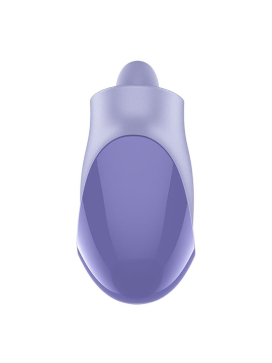 SATISFYER - TONGUE DANCER ESTIMULADOR CLITORIANO CON VIBRACIÓN Y PULSACIONES LILA