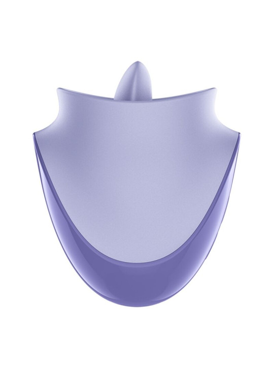 SATISFYER - TONGUE DANCER ESTIMULADOR CLITORIANO CON VIBRACIÓN Y PULSACIONES LILA