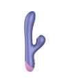 ROMP - PULSE VIBRADOR RABBIT DUAL PUNTO G AZUL ELÉCTRICO