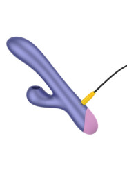 ROMP - PULSE VIBRADOR RABBIT DUAL PUNTO G AZUL ELÉCTRICO