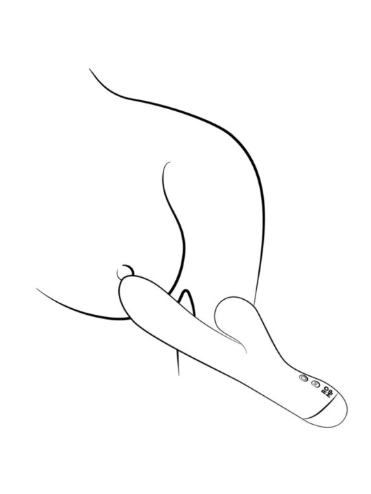 ROMP - PULSE VIBRADOR RABBIT DUAL PUNTO G AZUL ELÉCTRICO