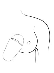 ROMP - FREE X ESTIMULADOR DE CLÍTORIS CON TAPA 10 NIVELES RECARGABLE MORADO