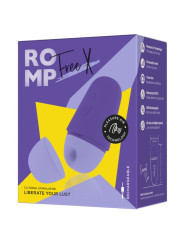 ROMP - FREE X ESTIMULADOR DE CLÍTORIS CON TAPA 10 NIVELES RECARGABLE MORADO