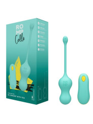 ROMP - CELLO HUEVO VIBRADOR MULTIFUNCIÓN TURQUESA CONTROL REMOTO