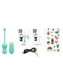 ROMP - CELLO HUEVO VIBRADOR MULTIFUNCIÓN TURQUESA CONTROL REMOTO