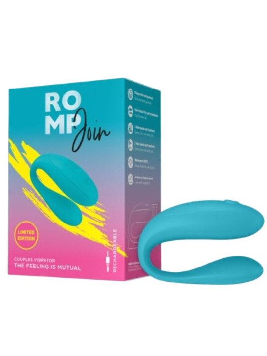 ROMP - JOIN VIBRADOR PARA PAREJAS TURQUESA