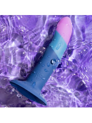 ROMP - PICCOLO DILDO SILICONA CON VENTOSA TRICOLOR 14 CM