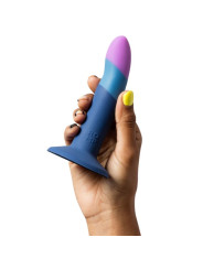 ROMP - PICCOLO DILDO SILICONA CON VENTOSA TRICOLOR 14 CM