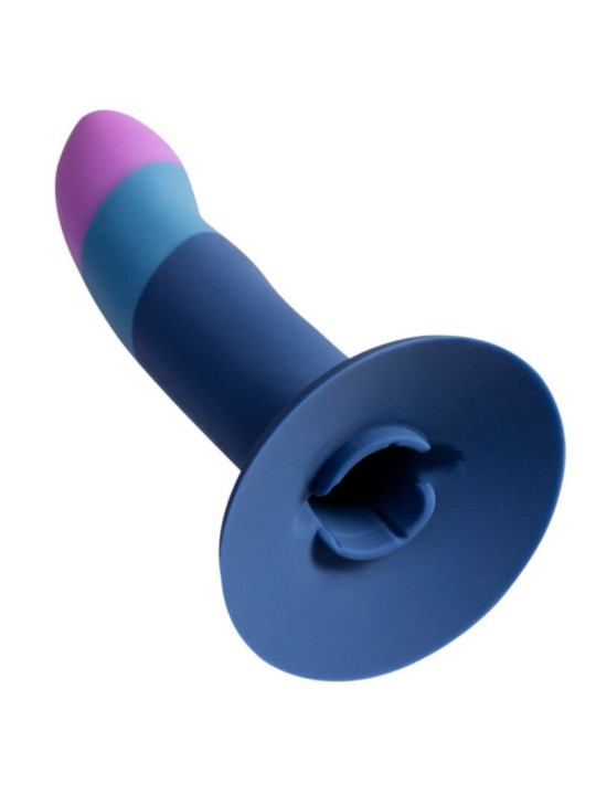 ROMP - PICCOLO DILDO SILICONA CON VENTOSA TRICOLOR 14 CM