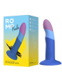 ROMP - PICCOLO DILDO SILICONA CON VENTOSA TRICOLOR 14 CM