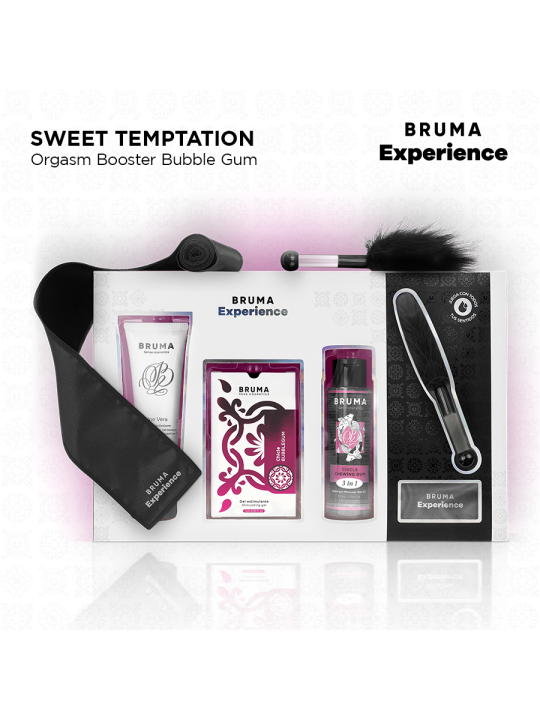 BRUMA XPERIENCE - KIT TENTACIÓN DULCE CHICLE CON POTENCIADOR DE ORGASMOS
