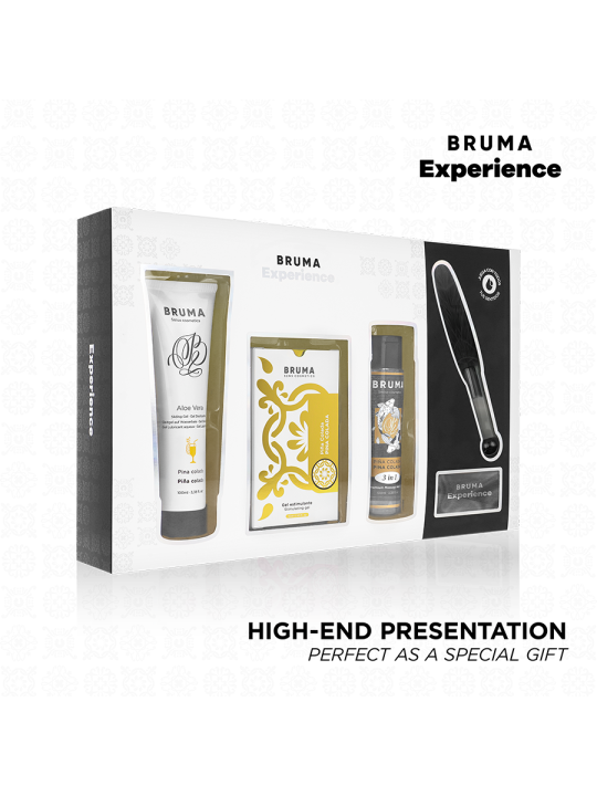 BRUMA XPERIENCE - PACK TENTACIÓN DULCE PIÑA COLADA CON POTENCIADOR DE ORGASMOS