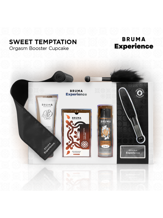 BRUMA XPERIENCE - KIT TENTACIÓN DULCE TARTA AMERICANA CON POTENCIADOR DE ORGASMOS