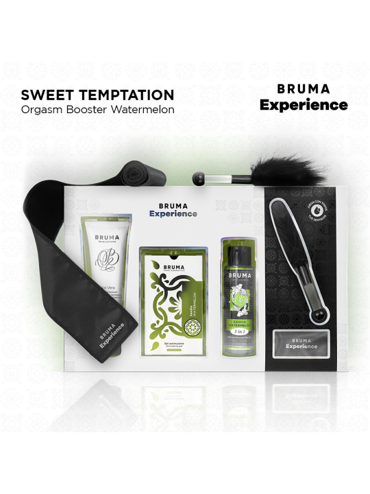 BRUMA XPERIENCE - KIT TENTACIÓN DULCE SANDÍA CON POTENCIADOR DE ORGASMOS