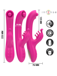 INTENSE - CHRISTINA VIBRADOR MULTIFUNCIÓN RABBIT 22.5 CM ROSA