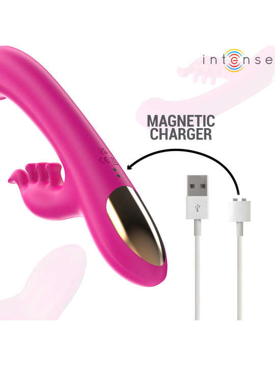 INTENSE - CHRISTINA VIBRADOR MULTIFUNCIÓN RABBIT 22.5 CM ROSA
