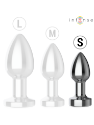 INTENSE - PLUG ANAL 10 VIBRACIONES METAL CON CONTROL REMOTO S