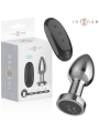 INTENSE - PLUG ANAL 10 VIBRACIONES METAL CON CONTROL REMOTO M