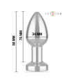 INTENSE - PLUG ANAL 10 VIBRACIONES METAL CON CONTROL REMOTO M