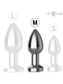 INTENSE - PLUG ANAL 10 VIBRACIONES METAL CON CONTROL REMOTO M