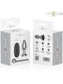 INTENSE - PLUG ANAL 10 VIBRACIONES METAL CON CONTROL REMOTO M