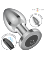 INTENSE - PLUG ANAL 10 VIBRACIONES METAL CON CONTROL REMOTO L