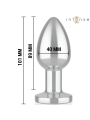 INTENSE - PLUG ANAL 10 VIBRACIONES METAL CON CONTROL REMOTO L