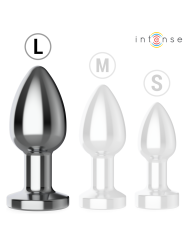 INTENSE - PLUG ANAL 10 VIBRACIONES METAL CON CONTROL REMOTO L