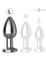INTENSE - PLUG ANAL 10 VIBRACIONES METAL CON CONTROL REMOTO L