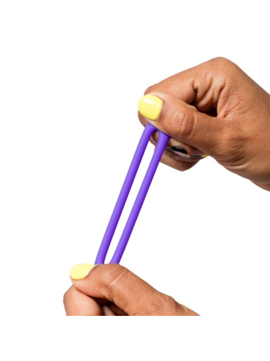 ROMP - REMIX TRIO SET DE 3 ANILLOS PARA PENE SILICONA MORADO