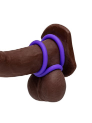 ROMP - REMIX TRIO SET DE 3 ANILLOS PARA PENE SILICONA MORADO