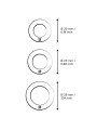 ROMP - REMIX TRIO SET DE 3 ANILLOS PARA PENE SILICONA MORADO