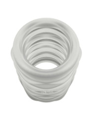 ROMP - MOSH MASTURBADOR MASCULINO TRANSPARENTE CON FUNDA REVERSBLE DE 6 CM