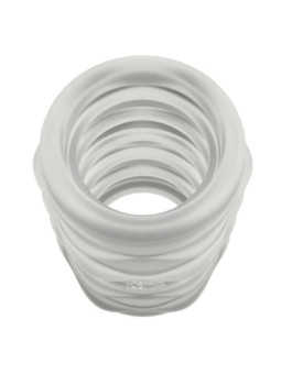 ROMP - MOSH MASTURBADOR MASCULINO TRANSPARENTE CON FUNDA REVERSBLE DE 6 CM