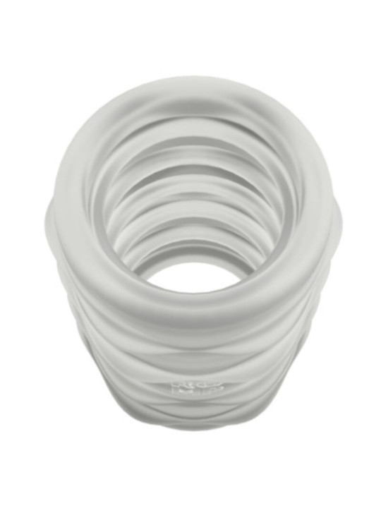 ROMP - MOSH MASTURBADOR MASCULINO TRANSPARENTE CON FUNDA REVERSBLE DE 6 CM